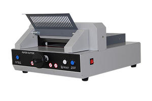 Machine de découpe de papier électrique de bureau 320V+ Alimentation manuelle du papier Omron Haute précision Largeur de coupe 320 mm Capacité de production 200 m/min - Product Image 4