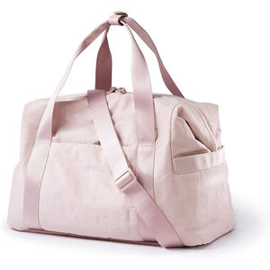 ヨガマットホルダー付きカスタム女性大一晩ウィークエンダートラベルダッフルジムバッグ - Product Image 1