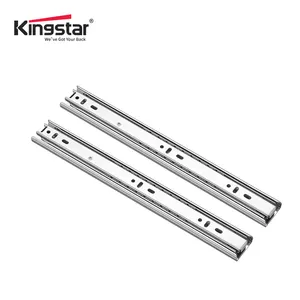 Best Selling Three-section Full Extension 35mm Width Ball Bearing Drawer Slide Runner Rail