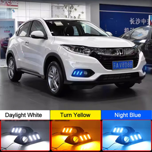 Luces LED de Conducción Diurna DRL para Automóvil Honda HR-V <span class=keywords><strong>Hrv</strong></span> Vezel 2019 <span class=keywords><strong>2020</strong></span> 2021, Lámpara Antiniebla con Luz de Señal de Giro - Product Image 2