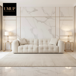Sofá Curvo Universal Multiusos de Estilo Árabe, Moderno y Elegante, con Cojines Anchos y Suaves para Sala de Estar u Hotel - Product Image 1