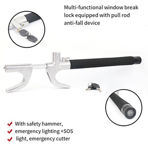 Khóa Tay Lái hình chữ U xe có đèn nội thất khóa chống trộm có thể điều chỉnh Khóa Tay Lái chống thân xe - Product Image 2