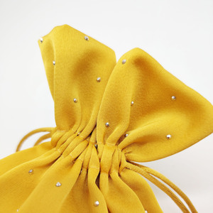 Sanas Professional Designer Drawstring Satin Everyday Gift <b>Bag</b> for Birthday & Baby <b>Shower</b> & Wedding at Factory Price - Product Image 3