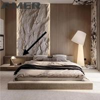 Nouvelle Arrivée Pilier Panneau Pierre Colonne Wraps Décoratif Artificiel 3d Pu Faux Pu Rock Placage Pierre Panneaux Muraux