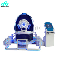 FunTime parc d'attractions Vr VR simulateur de vol 9D 720 degrés Machine de jeu Double siège télécommande jeux de voiture roulante