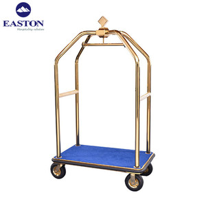 Carrello Portabagagli EASTON a Quattro Ruote per Hotel, Resistente, Stile Gabbia per Uccelli, con Capacità di 200 KG in Acciaio Inox e Ruote Orientabili - Product Image 6