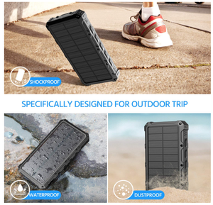 Custom Logo <span class=keywords><strong>Solar</strong></span> Mobiele Oplader 20000Mah Power Bank Voor Mobiele Telefoons Smartphones - Product Image 4