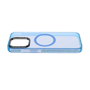 Funda Magnética Transparente de Acrílico con Marco de TPU Antisísmico para <span class=keywords><strong>iPhone</strong></span> 16 Pro Max, con Tira Anticaídas Integrada, Estilo Ins, Modelo <span class=keywords><strong>XR</strong></span> - Product Image 3