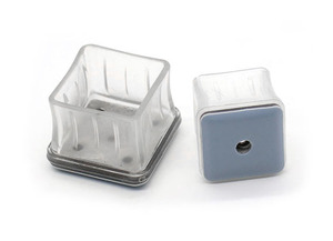 Protège-pieds <span class=keywords><strong>de</strong></span> <span class=keywords><strong>chaise</strong></span> en plastique, silicone et métal <span class=keywords><strong>pour</strong></span> intérieur – Protection <span class=keywords><strong>de</strong></span> sol <span class=keywords><strong>pour</strong></span> meubles, chaussettes <span class=keywords><strong>de</strong></span> pieds rectangulaires et rondes - Product Image 1