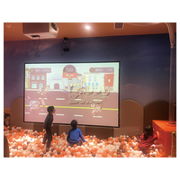 Projection murale interactive personnalisée Jeux de Smash Ball immersifs Boule interactive à écran tactile Jeux muraux pour enfants
