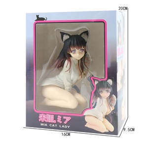 DL61590คอสเพลย์ตัวละครพื้นเมือง dcter koyafu catgirl Mia สาวเซ็กซี่ตัวละครชุดคอสเพลย์สะสมตัวละครอะนิเมะพลาสติกโมเดล PVC ขนาด14ซม. - Product Image 1