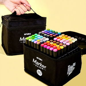 Rotulador de 80 colores M & G para dibujo de niños, conjunto de rotuladores dobles para bocetos de arte - Product Image 1