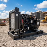 Groupe électrogène diesel Weichai à châssis ouvert robuste 40kW 50kVA, refroidissement par eau, contrôle ATS automatique, pour l'exploitation minière et la construction