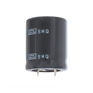 ตัวเก็บประจุแบบมีรูสำหรับ ESMQ201VRD272MA50S สารส้ม2700 uF 20% 200V Snap th 2700 uF - Product Image 1