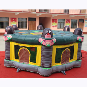 Toboggan aquatique gonflable pour adultes et enfants avec raccords d'arrivée et de départ d'eau faciles à installer pour les centres aquatiques et les installations sportives - Product Image 1