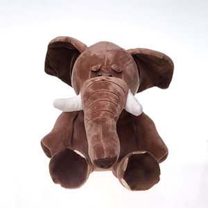 De dibujos animados 50 cm 70 cm 90 cm marrón de algodón tela suave elefante lindo para los niños del bebé dormir - Product Image 1