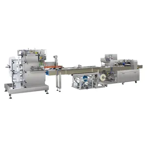 Línea de producción de papel higiénico, máquina de fabricación de pañuelos húmedos
