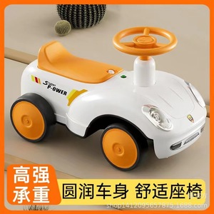 Ride On Car For Toddlers 2 To 4 Years Unisex PP Material Four Wheeled Toy Vehicle With Steering Wheel And Red Wheels - Product Image 5