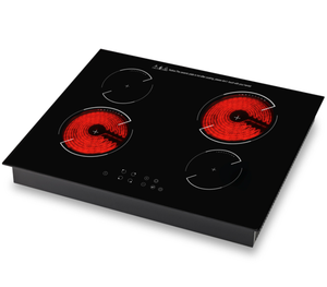 Bếp Cảm Ứng Hỗn Hợp 4 Hobs Cao Cấp Bếp Hồng Ngoại Bằng Gốm Với Dịch Vụ OEM Bán Buôn - Product Image 1