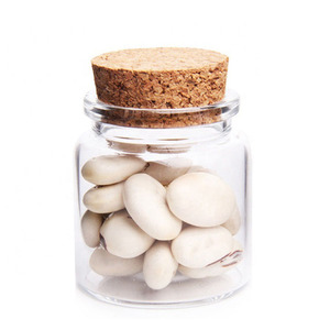 New 50ML Trống Rỗng Mẫu Chai Thủy Tinh Có Nhu Cầu Chai Lưu Trữ Chum Với Stoppers <span class=keywords><strong>Cork</strong></span> - Product Image 1