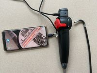 Boroscopio Industrial con Campo de Visión de 100°, Pantalla IPS de 5 Pulgadas, Cable de 1.5 Metros, Clasificación IP67, Zoom 5X, Iluminación LED, Compatible con Android/iOS, 4 Horas de Duración