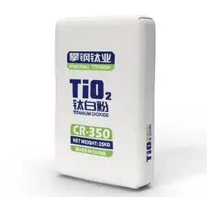 ไทเทเนียมไดออกไซด์ TiO2กระบวนการคลอริเนชันเกรด Rutile TiO2รงควัตถุสีขาว