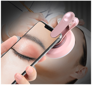 Meilleurs cadeaux <span class=keywords><strong>pour</strong></span> femmes : Kit d'extensions de cils, maquillage, beauté, avec clip, <span class=keywords><strong>objectif</strong></span> <span class=keywords><strong>macro</strong></span> 15X, anneau lumineux LED, <span class=keywords><strong>objectif</strong></span> optique en verre <span class=keywords><strong>pour</strong></span> selfie - Product Image 5