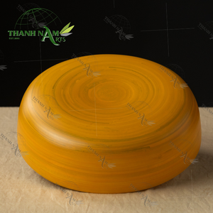 Bols en bambou filés sur mesure OEM ustensiles de cuisine jetables écologiques pour salade de fruits servant de la vaisselle vietnamienne faite à la main usine - Product Image 3