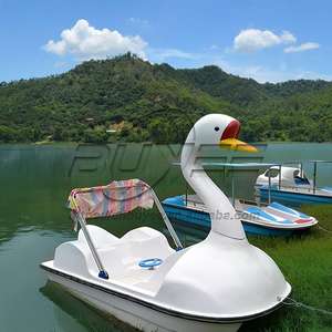 Équipement de <span class=keywords><strong>parc</strong></span> <span class=keywords><strong>aquatique</strong></span>, bateau à pédales canard/cygne à 2 places, occasion, haute qualité - Product Image 5