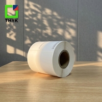 Autocollant en verre pour codes-barres THYK, résistant à la chaleur, imperméable, amovible, à revêtement souple, pour façades haut de gamme, 50x30mm