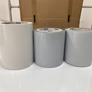 Woden Grain Anti-UV Penggunaan Luar Ruangan Plastik PUR Laminasi Pelindung PVC Foil Film untuk Panel Profil Jendela