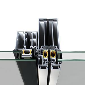 Fourniture d'<span class=keywords><strong>aluminium</strong></span> unité de produit de mur rideau unitisé isolant mur rideau en verre à faible émissivité - Product Image 1