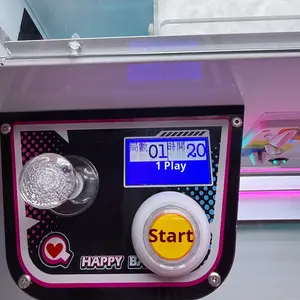 Machine à griffes commerciale double pour poupées et snacks, modèle mini boutique, entièrement transparente, pour influenceurs, transfrontalière - Product Image 2