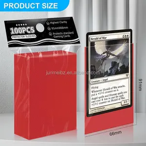 Premium Ruilkaart Mouwen Perfect Fit 66*91 Mm Fotokaart Sport Pokemo N Tcg Mtg Matte Mouwen