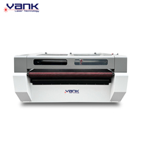 1614 pemotong Textil kain otomatis Co2 kamera CCD mesin pemotong Laser harga