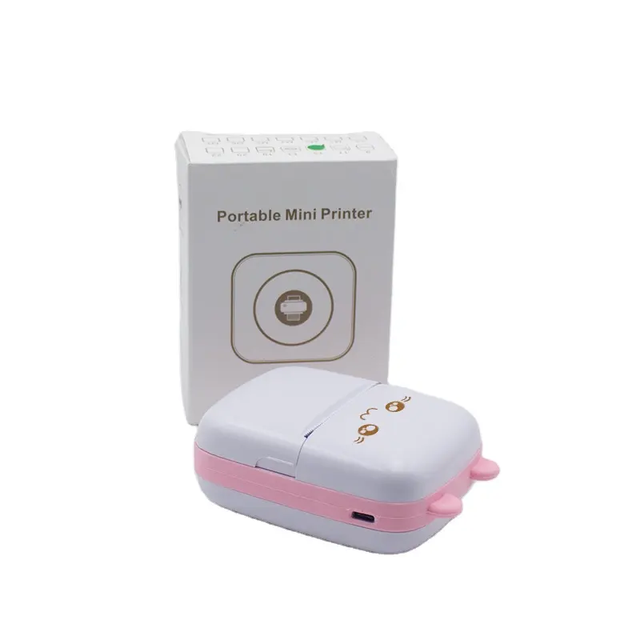 Mini Portable Printer Pocket Wireless Smart Inkless Printer Label Photo Printing 57mm Thermal Paper Printer