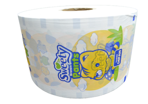 Película en relieve fundida transpirable, película fundida PE <span class=keywords><strong>para</strong></span> lámina trasera <span class=keywords><strong>de</strong></span> plástico <span class=keywords><strong>de</strong></span> <span class=keywords><strong>pañales</strong></span> <span class=keywords><strong>para</strong></span> bebés, servilletas sanitarias - Product Image 6