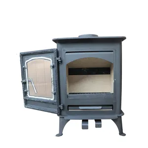 DL007 Tiny Firewood Steel Wood Burning Stoves For Bulgaria