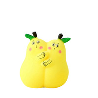 Nouveau jouet à presser en forme de poire câlin, anti-stress de bureau, créatif, en peluche, modèle de décoration, logo personnalisé, pour jeunes