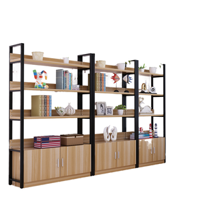 Libreria a 5 livelli <span class=keywords><strong>in</strong></span> metallo <span class=keywords><strong>bianco</strong></span> Infustrial <span class=keywords><strong>in</strong></span> <span class=keywords><strong>ferro</strong></span> <span class=keywords><strong>battuto</strong></span>, libreria di stoccaggio <span class=keywords><strong>in</strong></span> legno con struttura <span class=keywords><strong>in</strong></span> metallo - Product Image 1