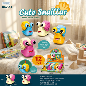 Cute Snail Walking Cartoon Press Friction <b>Toy</b> Plastic Slow Motion <b>Bug</b> <b>Toy</b> for Kids Ages 2-4 - Product Image 3