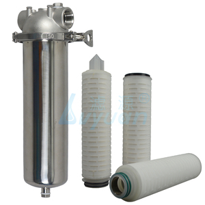 Boîtier de filtre en acier inoxydable série 10/20/30/40 pouces avec cartouche filtrante SS de 5 microns et filtre à eau à cartouche DOE SOE - Product Image 4