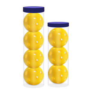 4 Tragbare, Anpassbare Transparente Kunststoff-Verpackungsröhren mit Heißprägung, Wasserbeständig für Industrielle Anwendungen und Kugeln Entnehmen - Product Image 1