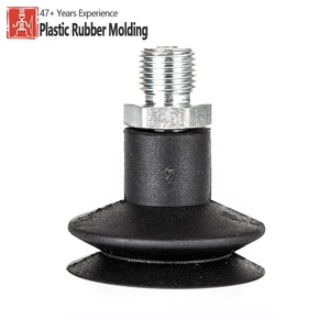 Ventouse en silicone moulée par injection résistante aux hautes températures avec filetages de connexion - Product Image 1