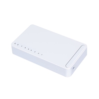 Switch Ethernet de Escritorio TP-Link de 8 Puertos 100/1000Mbps, Montable en Pared, IP178G, No Administrado, con SNMP, QoS y 12 Meses de Garantía