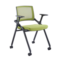 Chaise d'étudiant ergonomique en maille pour centre de formation, siège actif pour salle de classe avec tablette d'écriture, capacité d'empilage