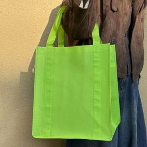 Factory Wholesale Custom Logo Printed Non-Woven Grocery Shopping <b>Bag</b> <b>Reusable</b> Recycled Non Woven Tote <b>Bags</b> With Handle - Product Image 2
