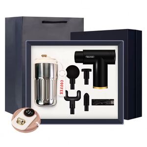 Office Corporate Promotional Welcome <b>Gifts</b> <b>Set</b> with Logo Massage Gun Smart Insulation Coffee Cup Metal Portable Business <b>Gift</b> - Product Image 4