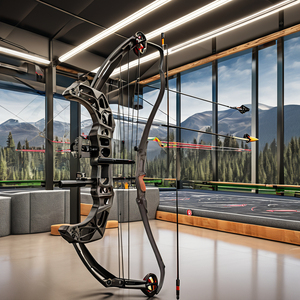 Cung <span class=keywords><strong>recurve</strong></span> carbon fiber, cung dài, kèm tay cầm và mũi tên, dùng cho bắn cung ngoài trời. - Product Image 5