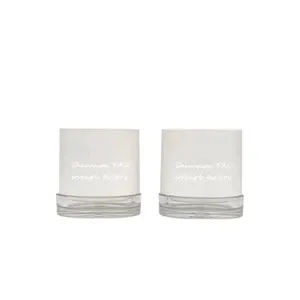 IBELONG Wholesale 50g Small White Empty Mushroom Shaped Cosmetic PP Plastic Face Eye Body Cream Jars Supplier